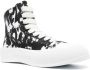 Alexander McQueen Deck Plimsoll high-top sneakers Zwart - Thumbnail 2