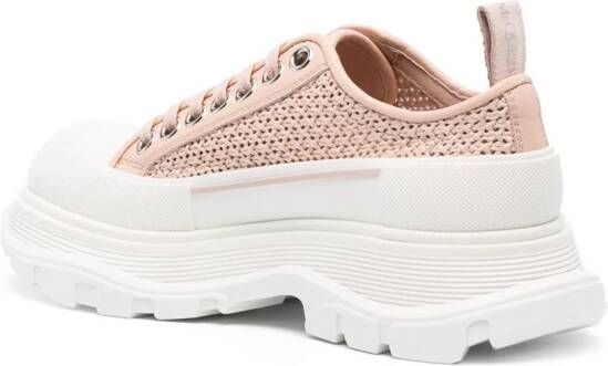 Alexander McQueen Deck Plimsoll low-top sneakers Roze