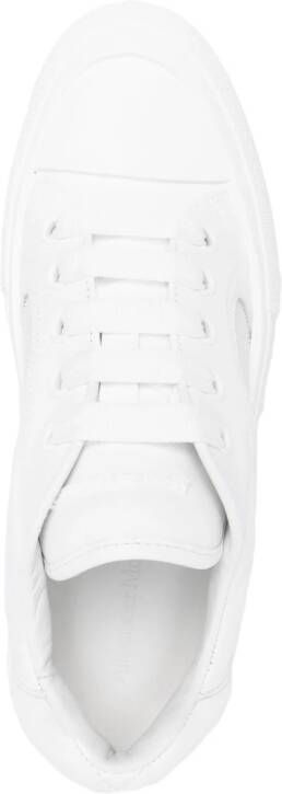 Alexander McQueen Leren sneakers Wit