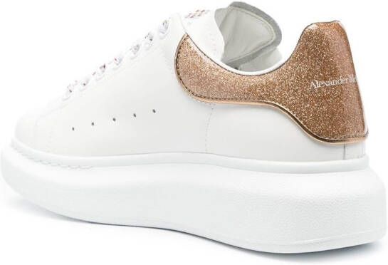 Alexander McQueen Glitter sneakers Wit