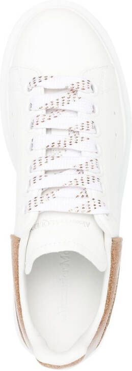Alexander McQueen Glitter sneakers Wit