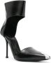 Alexander McQueen Harness Punk leren pumps Zwart - Thumbnail 2