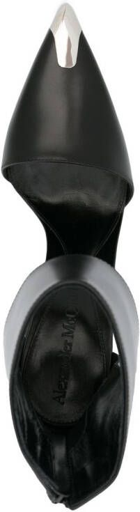 Alexander McQueen Harness Punk leren pumps Zwart