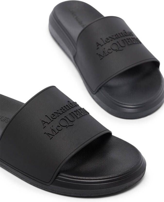 Alexander McQueen Hybride sandalen Zwart