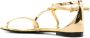 Alexander McQueen Ines metallic sandalen Goud - Thumbnail 3