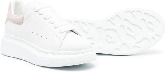 Alexander McQueen Kids Oversized sneakers 9182 WHITE PATCHOULI