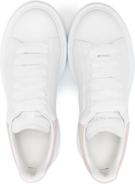 Alexander McQueen Kids Oversized sneakers 9182 WHITE PATCHOULI
