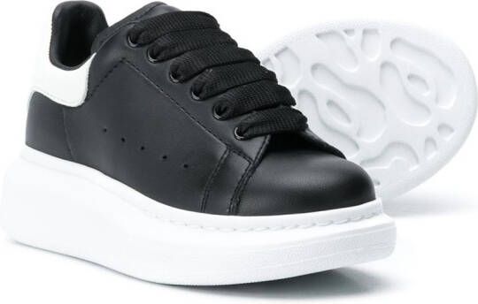 Alexander McQueen Kids Sneakers met chunky zool Zwart