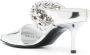 Alexander McQueen Leren muiltjes Zilver - Thumbnail 3