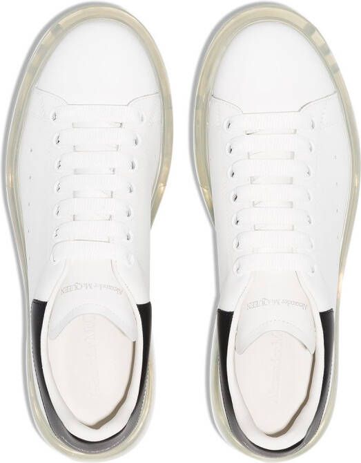 Alexander McQueen Leren sneakers Wit