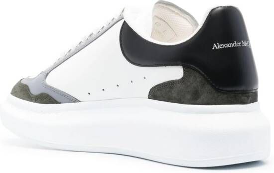 Alexander McQueen Leren sneakers Wit