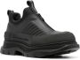 Alexander McQueen Leren sneakers met rits Zwart - Thumbnail 2