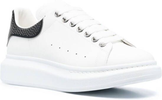 Alexander McQueen Leren sneakers Wit