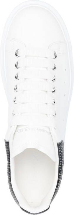 Alexander McQueen Leren sneakers Wit