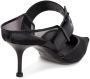 Alexander McQueen 65 mm Punk mesh muiltjes met gesp Zwart - Thumbnail 3