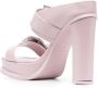 Alexander McQueen Muiltjes met plateauzool Roze - Thumbnail 3