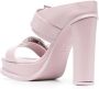 Alexander McQueen Muiltjes met plateauzool Roze - Thumbnail 3