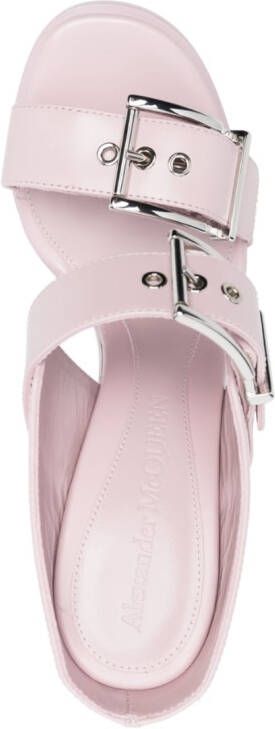 Alexander McQueen Muiltjes met plateauzool Roze