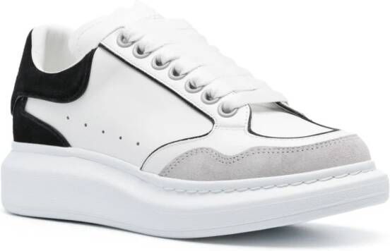 Alexander McQueen Leren sneakers Wit