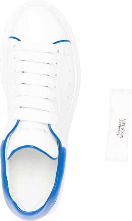 Alexander McQueen Leren sneakers Wit