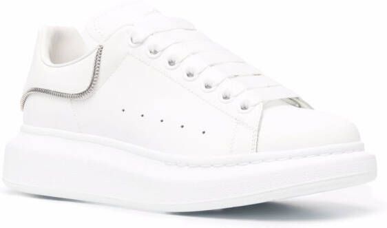 Alexander McQueen Oversized low-top sneakers Wit