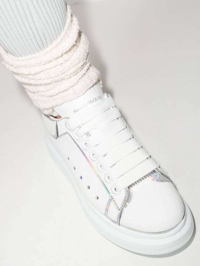 Alexander McQueen Oversized low-top sneakers Wit