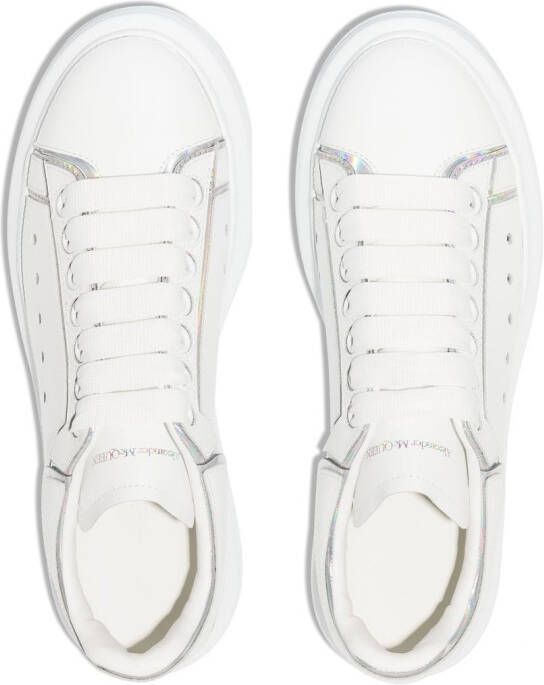 Alexander McQueen Oversized low-top sneakers Wit