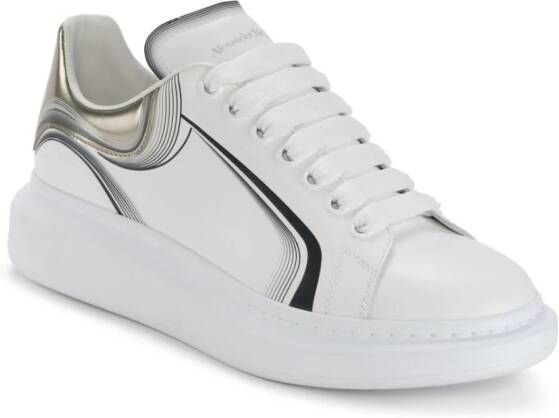 Alexander McQueen Oversized low-top sneakers Wit