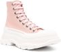 Alexander McQueen Enkellaarzen met oversized zool Roze - Thumbnail 2