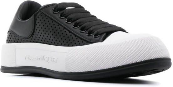 Alexander McQueen Deck Plimsoles sneakers Zwart