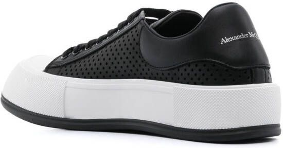 Alexander McQueen Deck Plimsoles sneakers Zwart