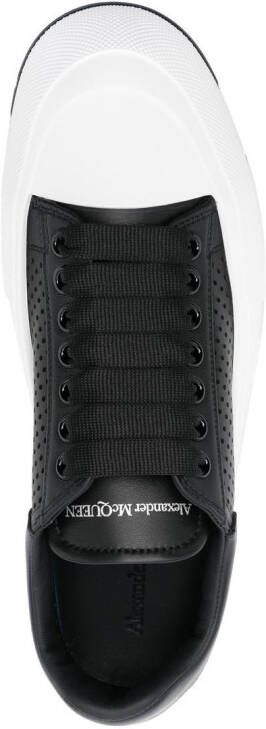 Alexander McQueen Deck Plimsoles sneakers Zwart