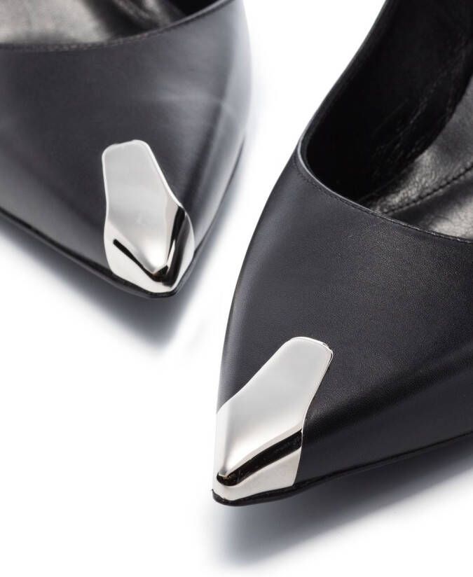 Alexander McQueen Pumps met contrasterende neus Zwart