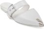 Alexander McQueen Muiltjes met gesp Wit - Thumbnail 2