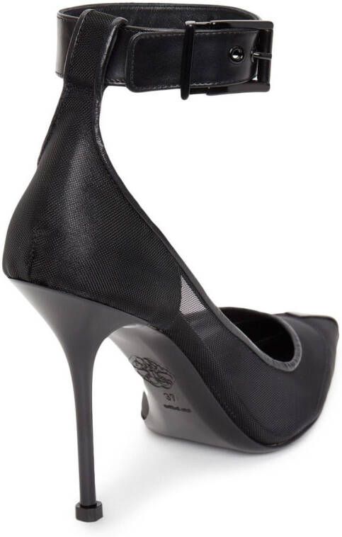 Alexander McQueen Pumps met puntige neus Zwart