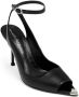 Alexander McQueen 90 mm Punk sandalen met enkelbandje Zwart - Thumbnail 2