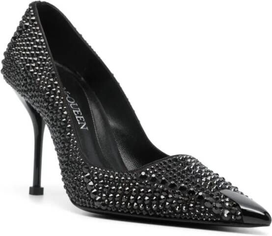 Alexander McQueen Punk pumps verfraaid met stras Zwart