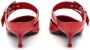 Alexander McQueen Punk muiltjes met gesp Rood - Thumbnail 3