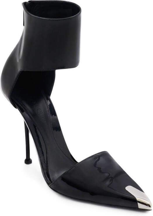 Alexander McQueen Punk pumps met puntige neus Zwart