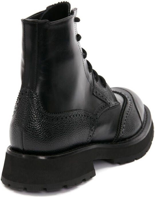 Alexander McQueen Punk Worker veterlaarzen Zwart