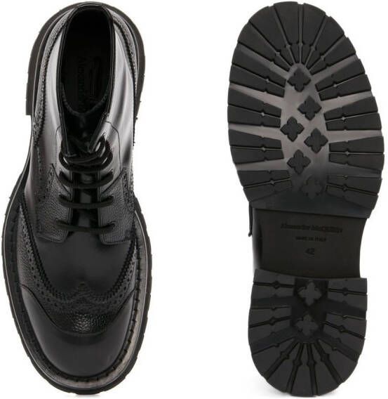 Alexander McQueen Punk Worker veterlaarzen Zwart