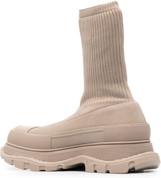 Alexander McQueen Tread soklaarzen Beige
