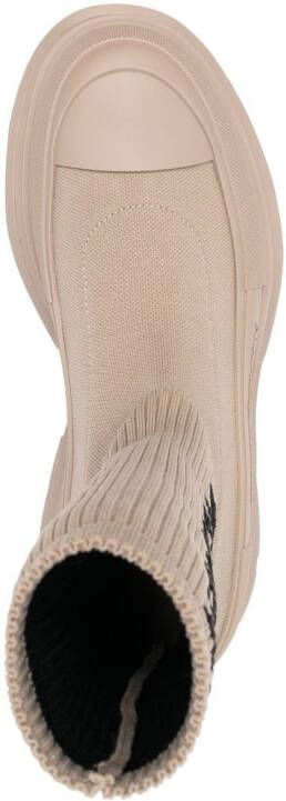 Alexander McQueen Tread soklaarzen Beige