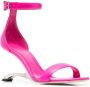Alexander McQueen 80 mm Arc leren sandalen Roze - Thumbnail 2