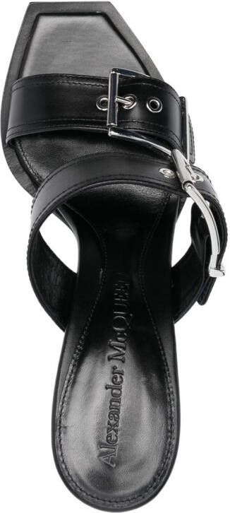 Alexander McQueen Sandalen met gesp Zwart