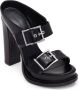 Alexander McQueen Sandalen met plateauzool Zwart - Thumbnail 2