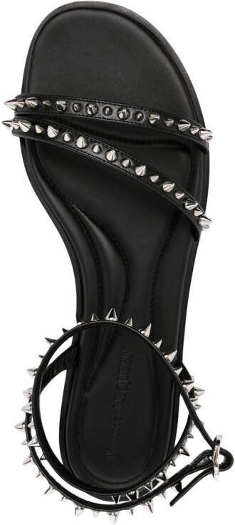 Alexander McQueen Sandalen met spikes Zwart