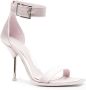 Alexander McQueen Satijnen sandalen Roze - Thumbnail 2