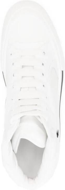 Alexander McQueen Seal sneakers met borduurwerk Wit
