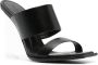 Alexander McQueen Shard 115mm wedge sandals Zwart - Thumbnail 2